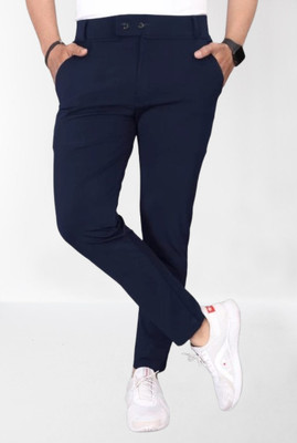 Nitya TrackP Regular Fit Men Blue Trousers