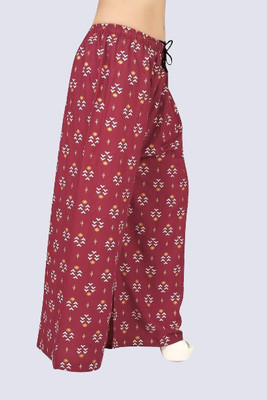 BINISH Regular Fit Women Maroon Trousers
