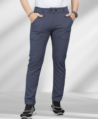 METRONAUT Regular Fit Men Grey Trousers