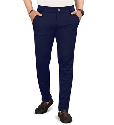 Style sync Regular Fit Men Dark Blue Trousers