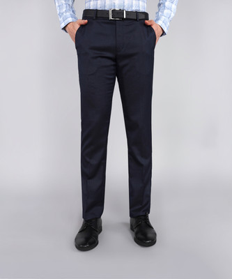 ARROW Regular Fit Men Blue Trousers