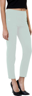 Kapok Gold Regular Fit Women Light Green Trousers