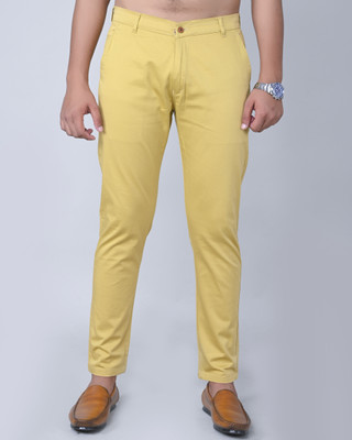 Tanip Regular Fit Men Brown Trousers