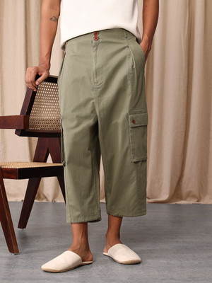 Mr Bowerbird Relaxed Men Green Trousers