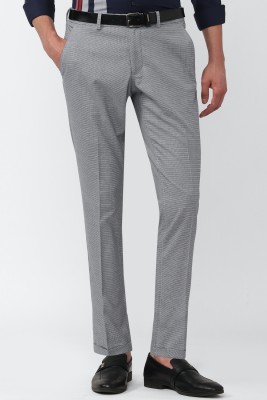 Simon Carter London Slim Fit Men Grey Trousers