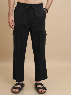 HIGHLANDER Regular Fit Men Black Trousers