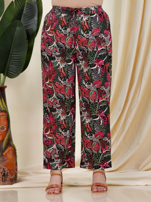 Aramya Comfort Fit Women Multicolor Trousers