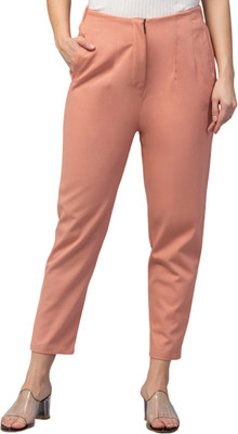 UNICUS APPAREL Straight Fit Women Pink Trousers