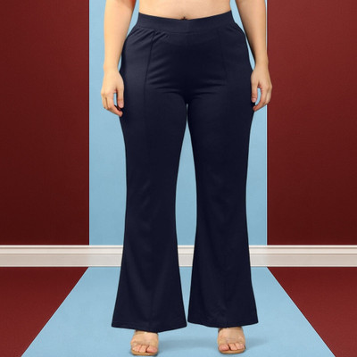 nitafashion Loose Fit Women Dark Blue Trousers