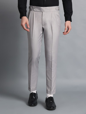 FASHIONEMPIRE Regular Fit Men Grey Trousers