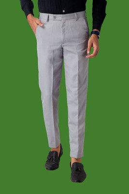 VX9 Regular Fit Men Grey Trousers