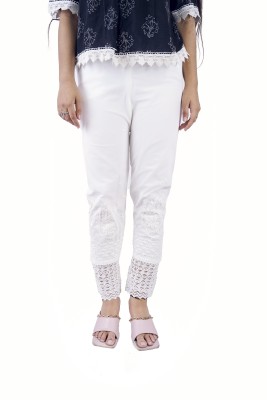 Khaaka Regular Fit Women White Trousers