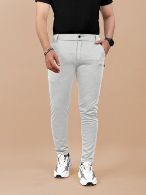 METRONAUT Regular Fit Men Grey Trousers
