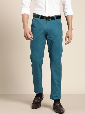 Hancock Slim Fit Men Blue Trousers