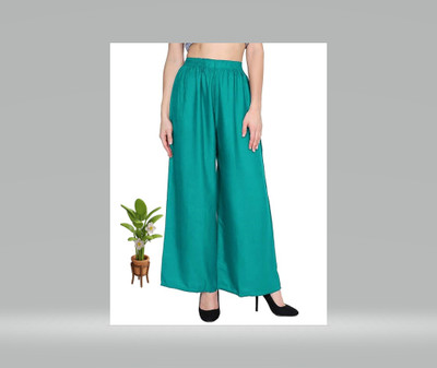 Shelly fashion Regular Fit Women Light Green Trousers