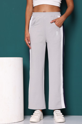 Jhoomantroo Regular Fit Women Grey Trousers