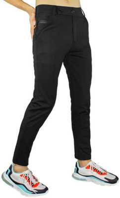 PTC CREATION Slim Fit Men Gold Trousers