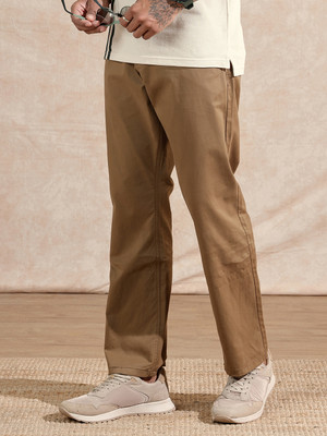 WROGN Relaxed Men Khaki Trousers