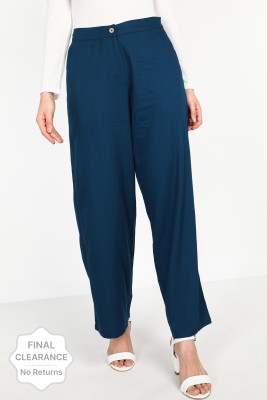 FLYING MACHINE Regular Fit Women Blue Trousers