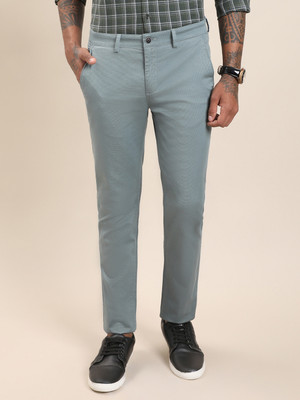 TURTLE Skinny Fit Men Grey Trousers