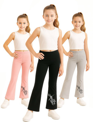 Ezee Sleeves Skinny Fit Baby Girls Multicolor Trousers