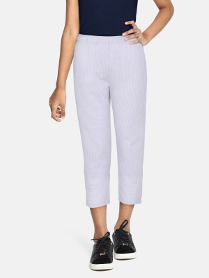 Justice Regular Fit Girls White Trousers