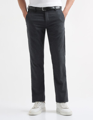 Arrow Sport Regular Fit Men Blue Trousers