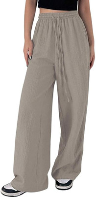 SAVAYO Loose Fit Women Beige Trousers