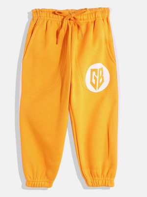 Here&Now X Game Begins Regular Fit Boys Orange Trousers