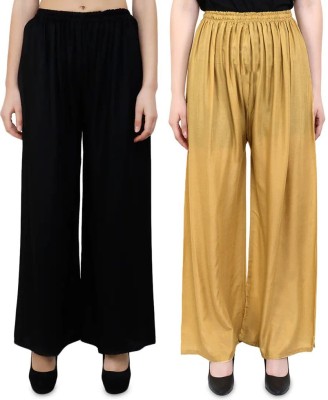 Phase of Trend Relaxed Women Black, Beige Trousers