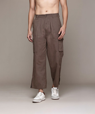 Roadster Loose Fit Men Brown Trousers