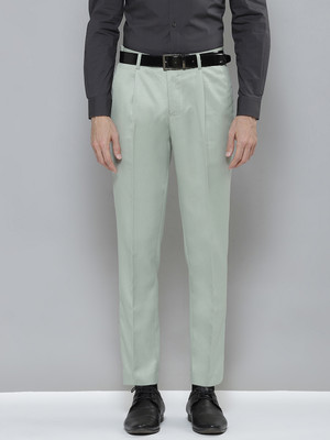 DENNISON Tapered Men Light Green Trousers
