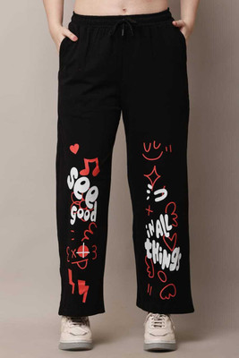 SABIAFASHION Loose Fit Women Black Trousers