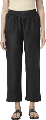 Rangmanch by Pantaloons Regular Fit Women Black Trousers