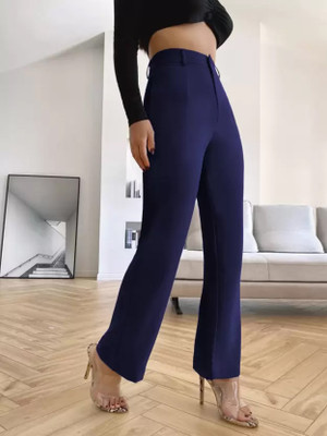 DHYANVI FASHION Relaxed Women Blue Trousers