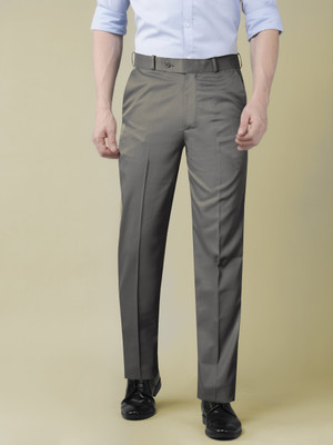 JUST BLACK Regular Fit Men Grey Trousers