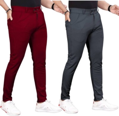 MD Casual Slim Fit Men Multicolor Trousers