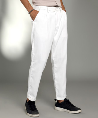 CAMPUS SUTRA Regular Fit Men White Trousers