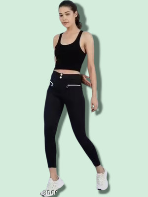 Classy creations Comfort Fit Women Black Trousers