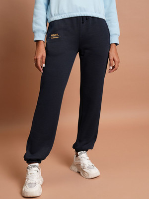 Tokyo Talkies Regular Fit Women Dark Blue Trousers