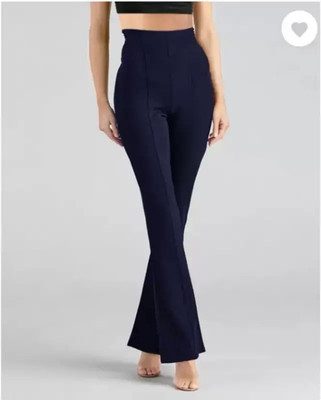 GLADLY Relaxed Women Dark Blue Trousers