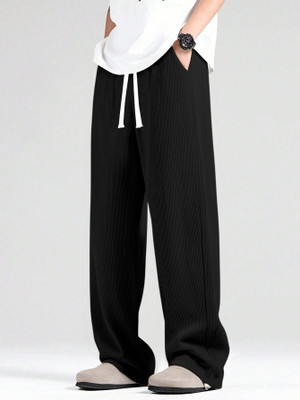 Rajovati Regular Fit Men Black Trousers