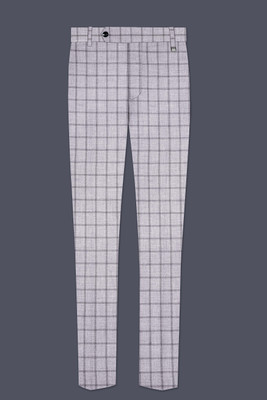french crown Regular Fit Men Grey Trousers