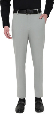 SUBTRACT Slim Fit Men Green Trousers