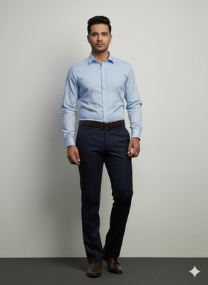 DRAGONWITCH Straight Fit Men Khaki Trousers