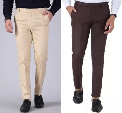 Shree VastraVeda Regular Fit Men Multicolor Trousers