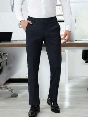 SUBTRACT Slim Fit Men Blue Trousers