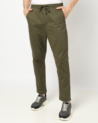 GAP Regular Fit Men Green Trousers