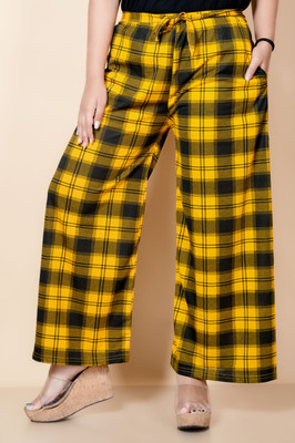 Seewoker Relaxed Women Yellow Trousers