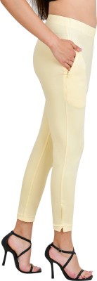 Padmakshi Comfort Fit Women Beige Trousers